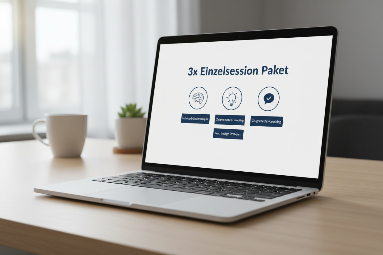 auf dem computer in einem slide